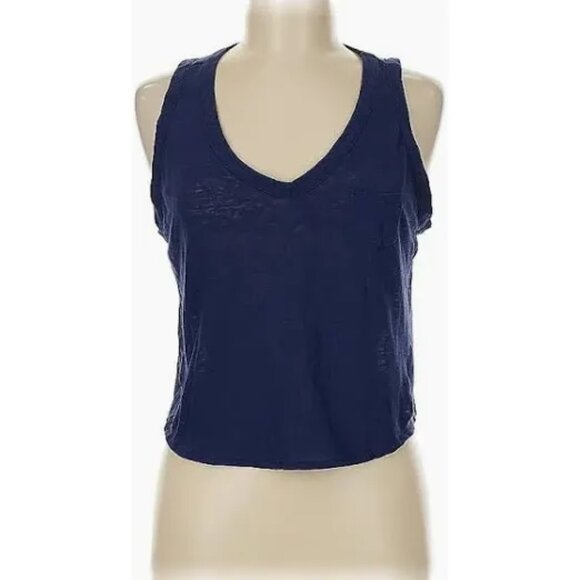 Universal Thread™  Women's Linen Navy Blue Tank top size XXL - Picture 1 of 4